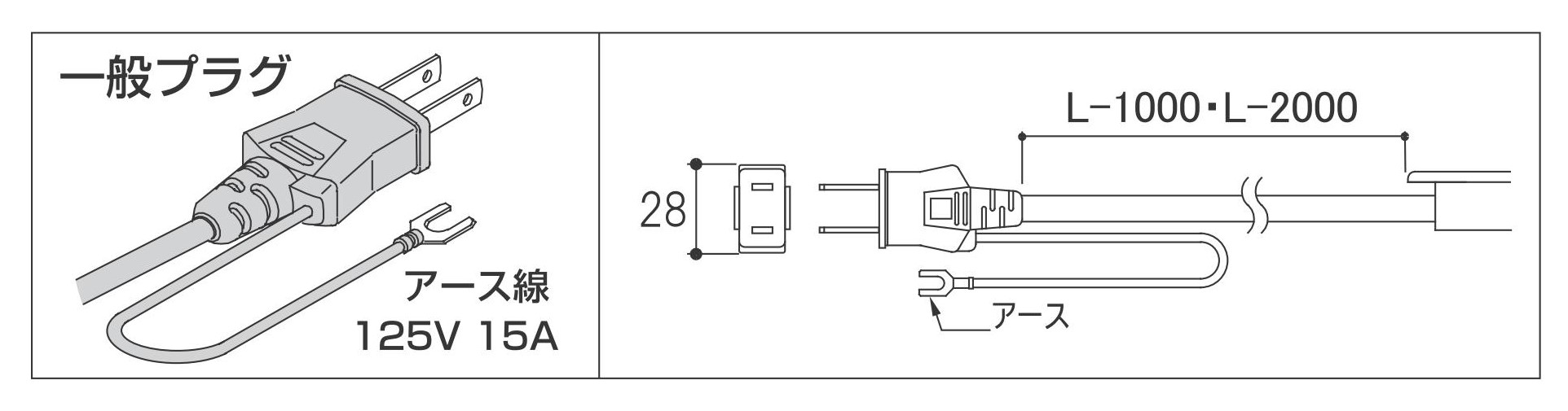 AC100V電源レール 1200WH ホワイト 2000 ハヤノ産業 NXCLCE1200WH2000 (63-2846-70)